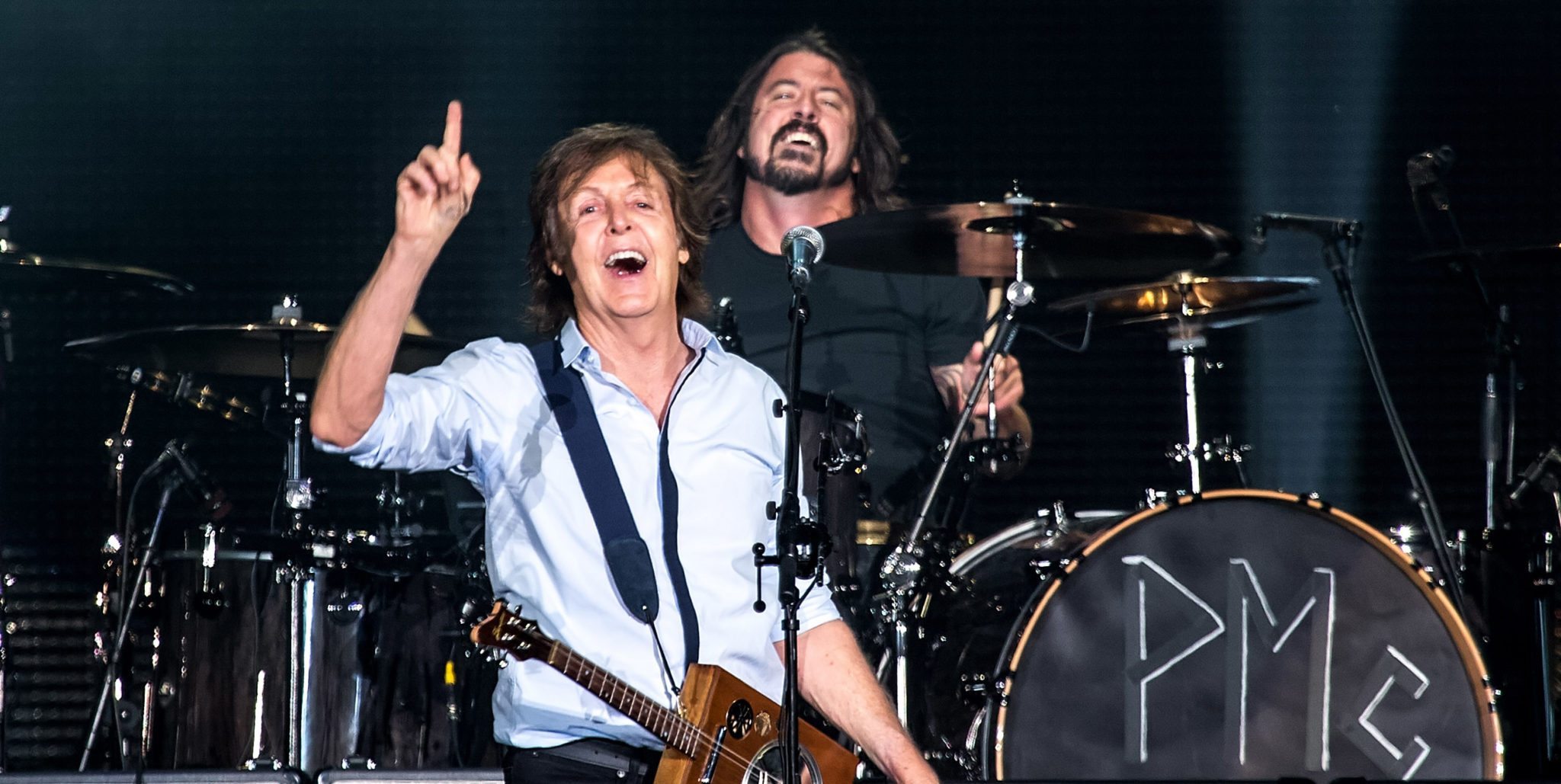 Paul McCartney and Dave Grohl Perform In Concert At Safeco Field