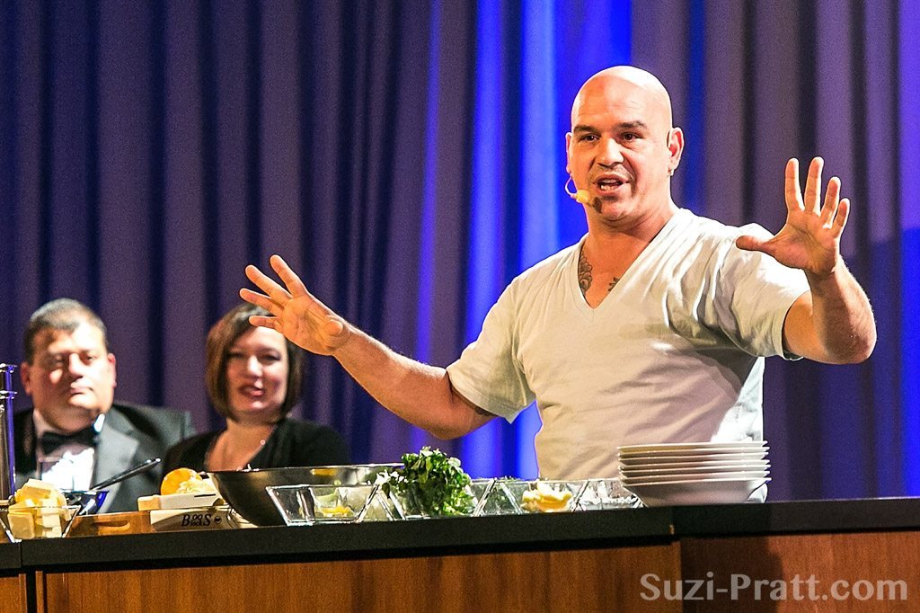 Celebrity Chef Michael Symon Seattle food event photographer