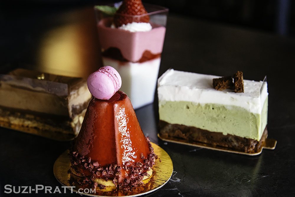 Aura Bakery food and dessert photography