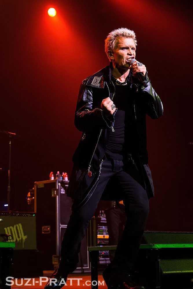 Billy Idol concert photography in Seattle