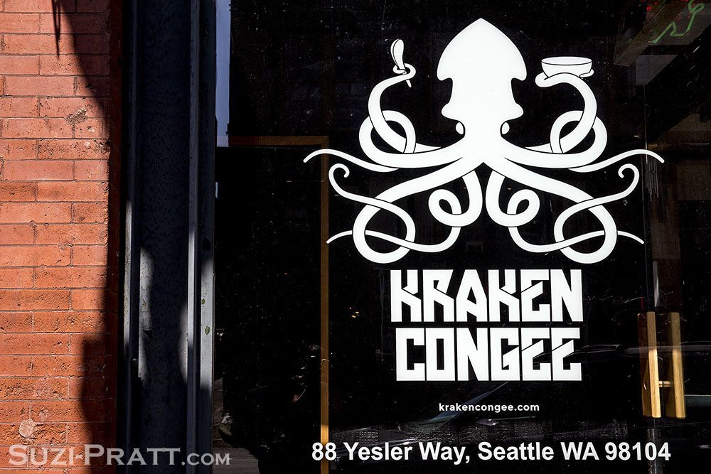 Kraken Congee Seattle restaurant photography